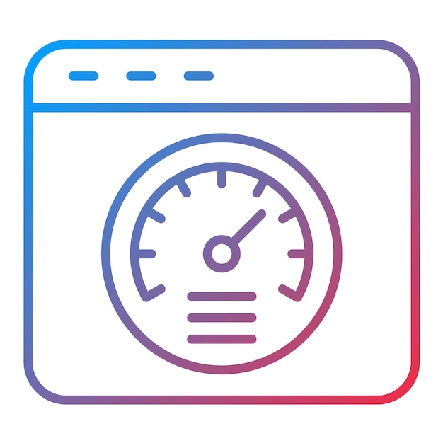 page speed icon vector image can be used for web marketing