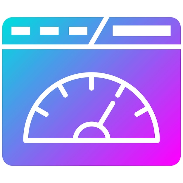 Page Speed Vector Illustration Style