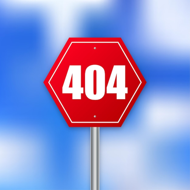 Page with a 404 error in the popular linear style Template reports that the page is not found