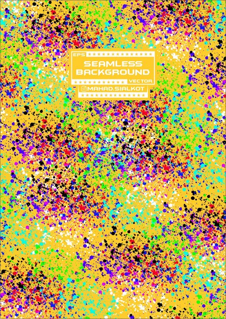Paint Spots Texture Seamless Background for Shirts and