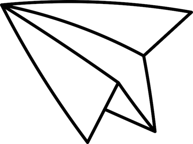 Paper Plane Doodle
