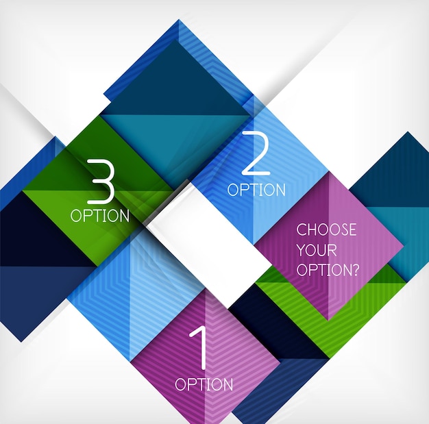 paper style design templates square abstract background geometric layout