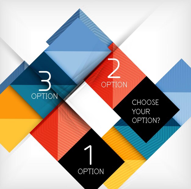 paper style design templates square abstract background geometric layout