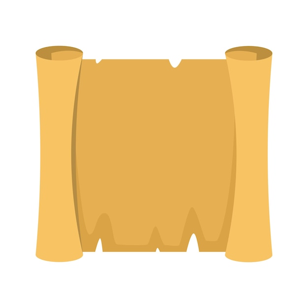 Papyrus Blank papyrus egyptian ancien paper vector illustration