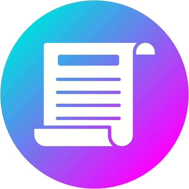Papyrus vector icon Can be used for Ancient Civilization iconset