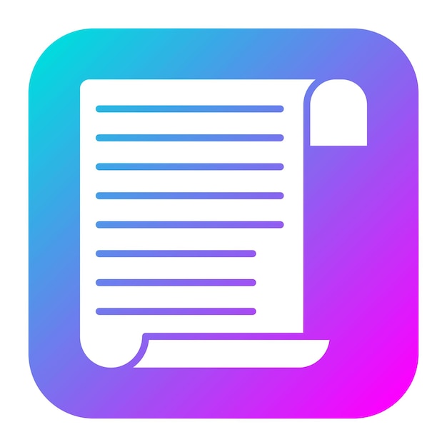 Papyrus vector icon Can be used for Literature iconset