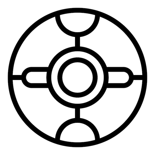 Park holiday person icon outline vector Snow tube