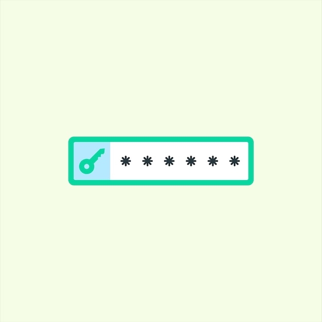 Password icon icon related to design elements suitable for web site app user interfaceselement printable etc flat icon style simple vector design editable