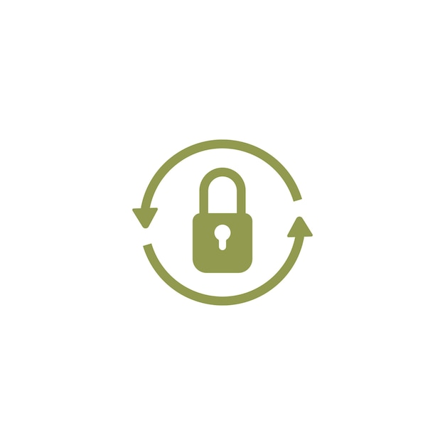 password icon vector design templates