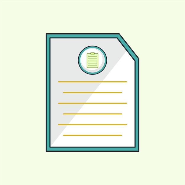 Paste document icon icon related to design elements suitable for web site app user interfaceselement printable etc flat icon style simple vector design editable