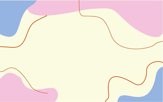 pastel abstract shapes background