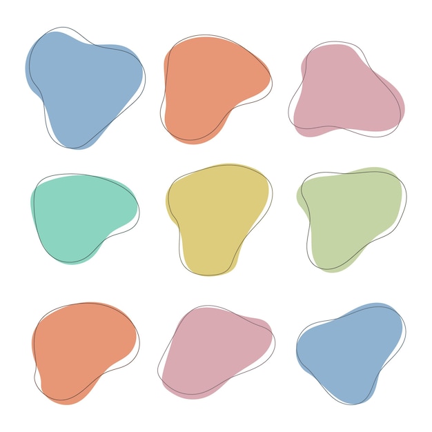 Pastel Abstract Shapes