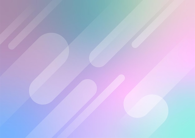 Pastel banner line art layout smooth modern background