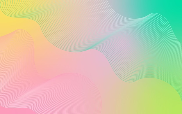 Pastel Wave Abstract