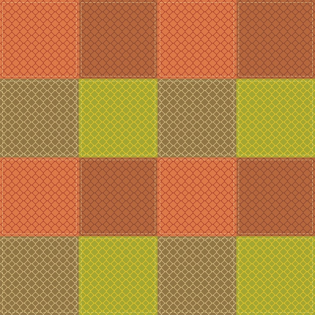 patchwork background with different patterns