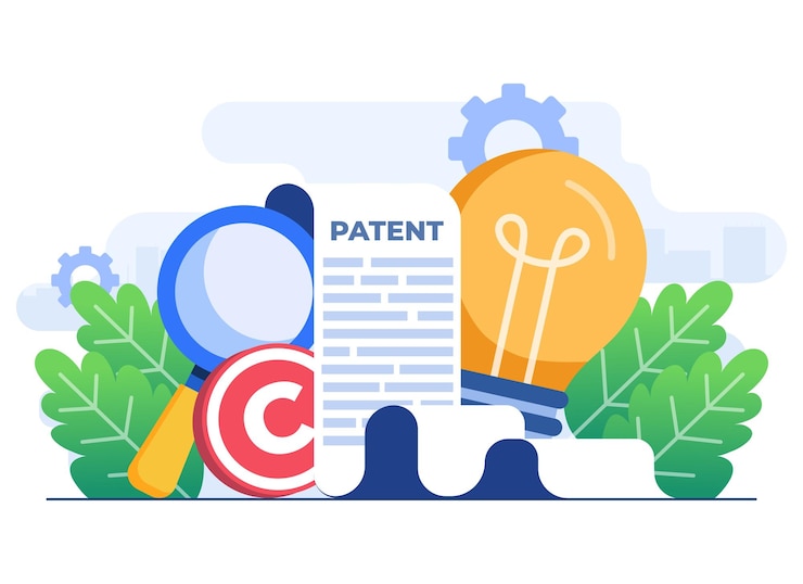 Vector patent law copyright