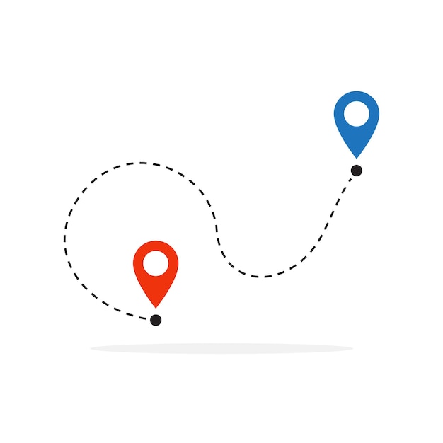 Path icon Vector illustration