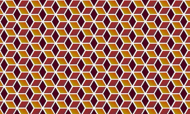 Pattern cube background Completely seamless abstract cube pattern Colorful design geometric 3d