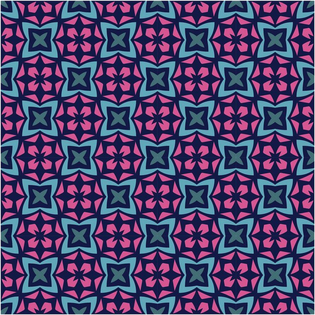 Pattern design with abstract style