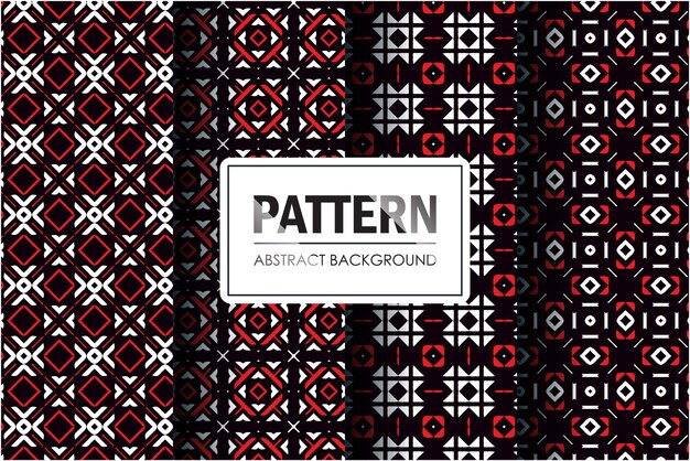 Pattern set in abstract style  