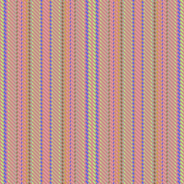 Pattern stripe vector of fabric lines texture with a textile vertical seamless background in red and pastel colors