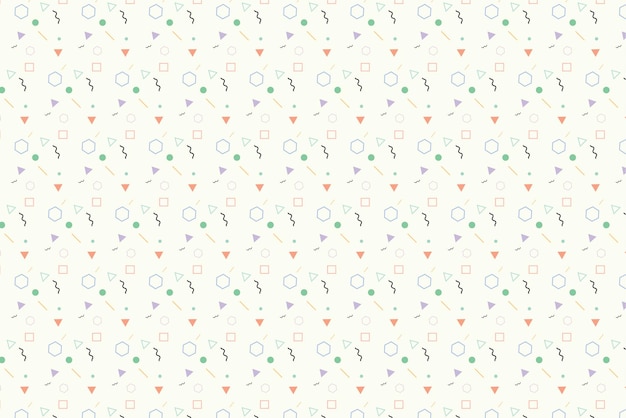 Pattern with geometric elements abstract background vector pattern for design