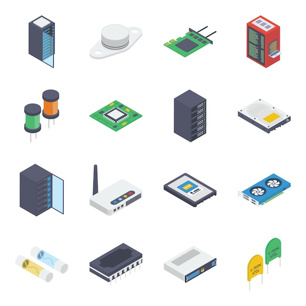 PC Hardware Isometric Pack