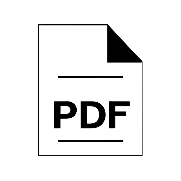 pdf file pictogram