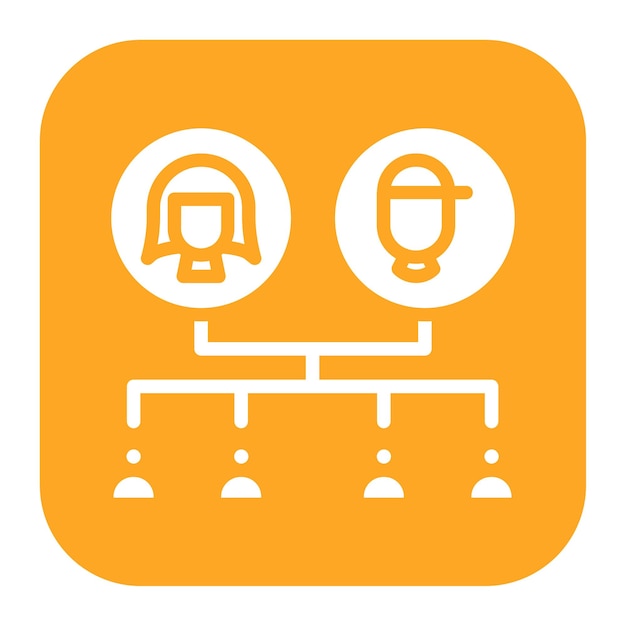 Pedigree icon vector image Can be used for Inheritance