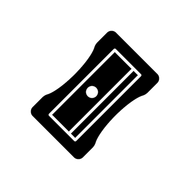 pencil sharpener icon vector design template in white background