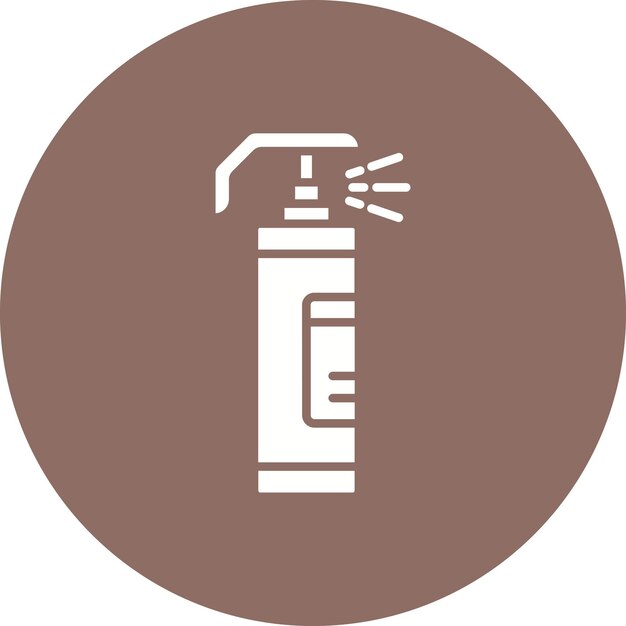 Pepper Spray Vector Illustration Style