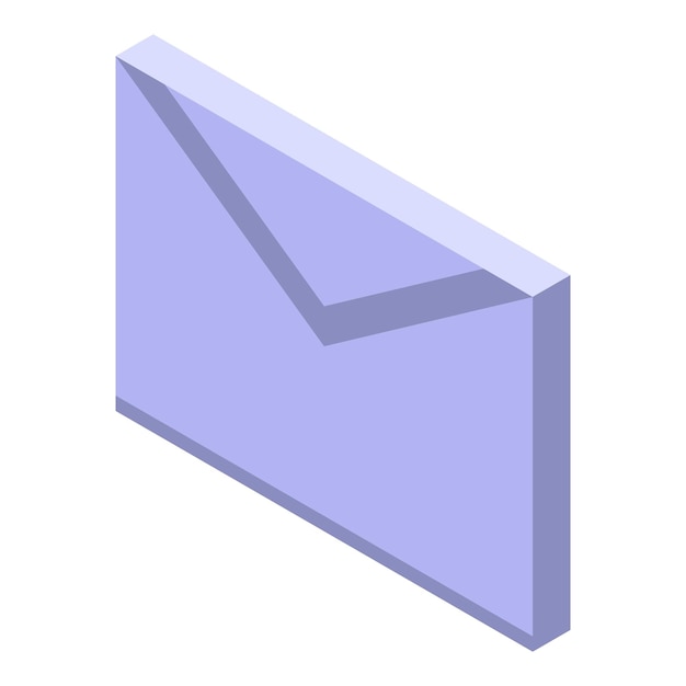 personal guard letter icon isometric of personal guard letter vector icon for web design isolated on white background