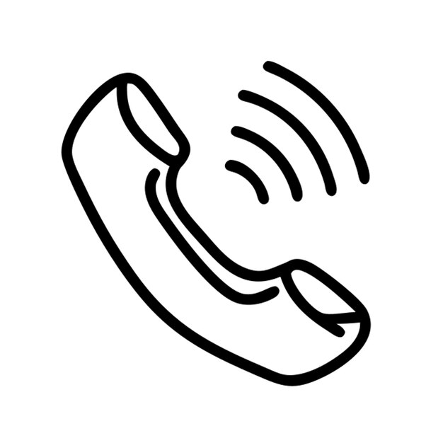 phone icon icon outline