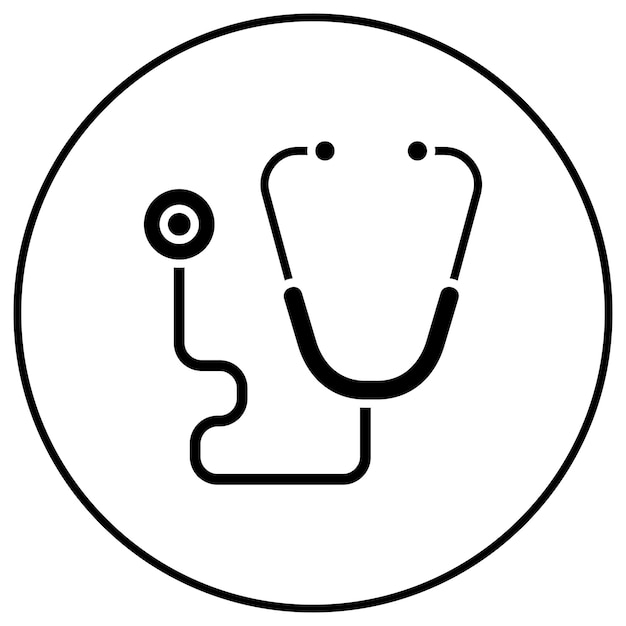 Phonendoscope icon vector image Can be used for Education