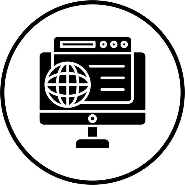 Phong cách biểu tượng Nội dung động Thiết kế Vector
