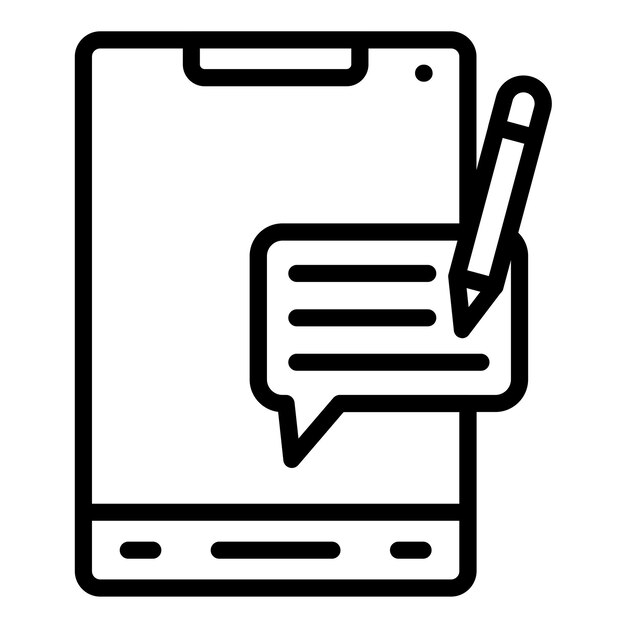 Phong Cách Biểu Tượng Phản Hồi Thiết Kế Vector