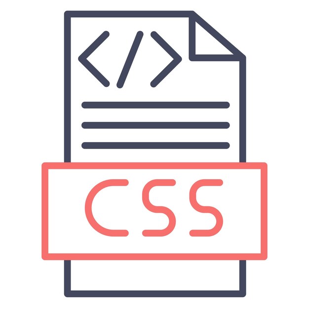Phong cách hình ảnh minh họa vector mã CSS