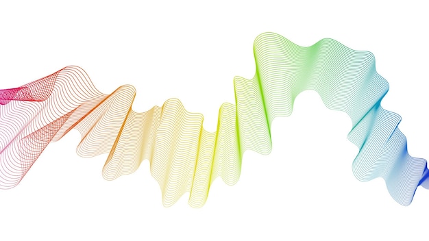 Phông nền trừu tượng với các đường gradient sóng