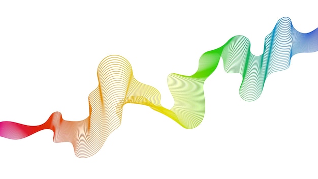 Phông nền trừu tượng với các đường gradient sóng