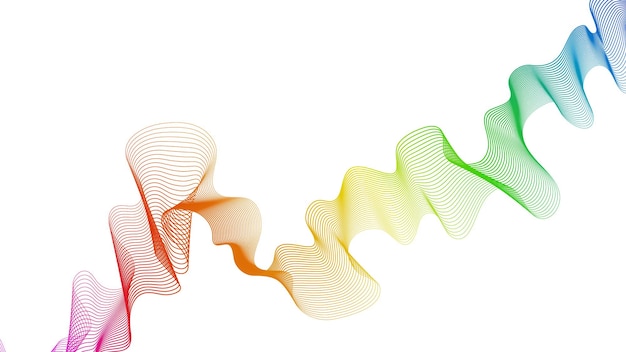 Phông nền trừu tượng với các đường gradient sóng