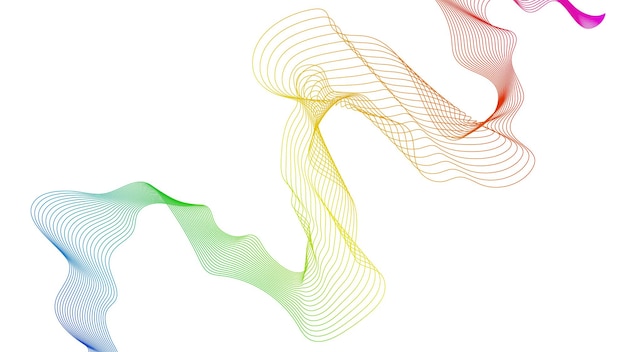 Phông nền trừu tượng với các đường gradient sóng