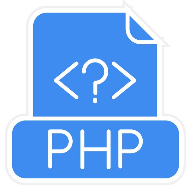 Php File icon vector image Can be used for Computer Programming