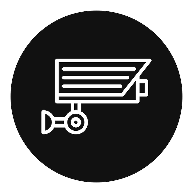 physical security icon vector image can be used for risk management