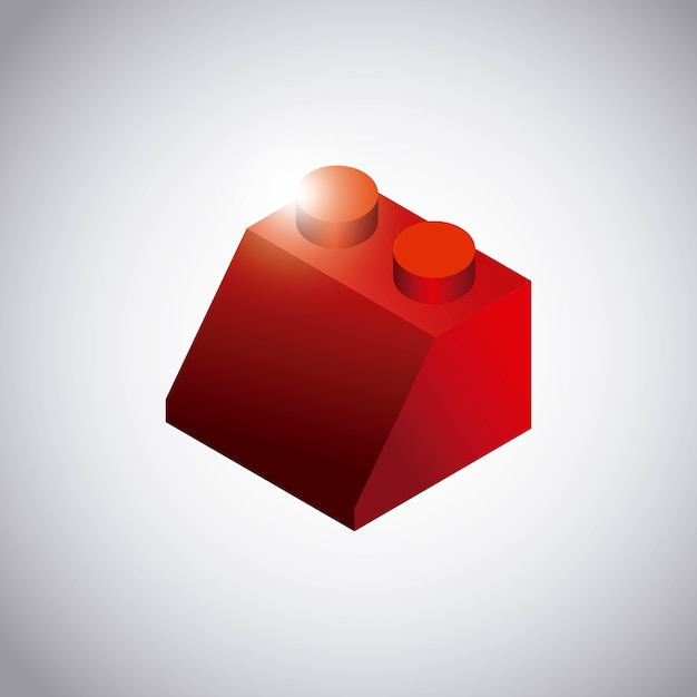 Piece of game icon. Game design. Vector graphic