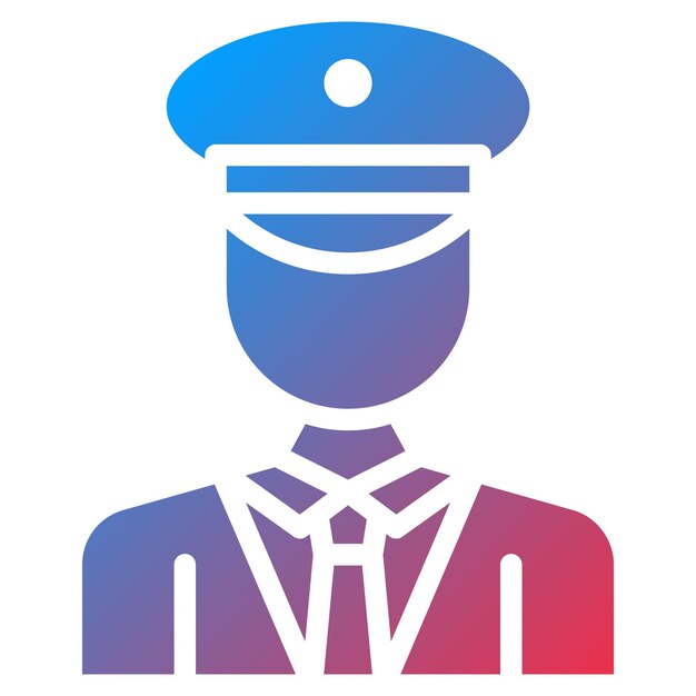 pilot icon vector image can be used for airplane