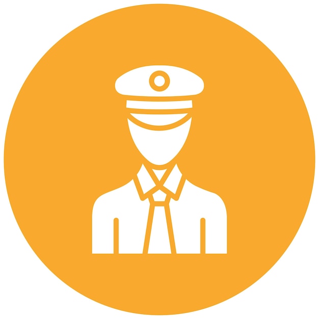 pilot vector icon design illustration