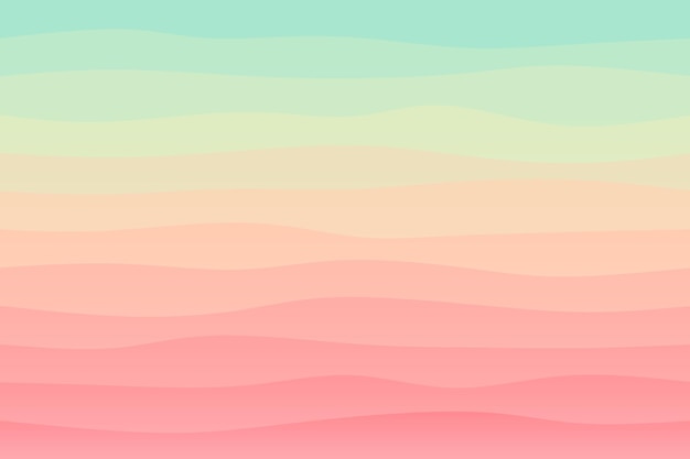 Pink and blue waves background with a gradient.