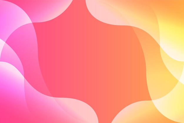 Pink And Yellow Abstract Background