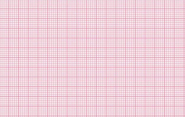 Pink millimeter graph paper grid seamless pattern