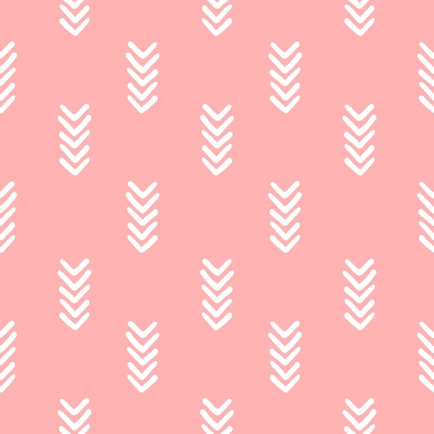 pink seamless pattern with white arrow